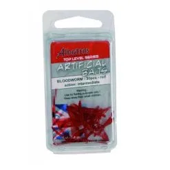 Merk [ 1 ] ALBATROS ARTIFICIAL BLOODWORM RED P/30